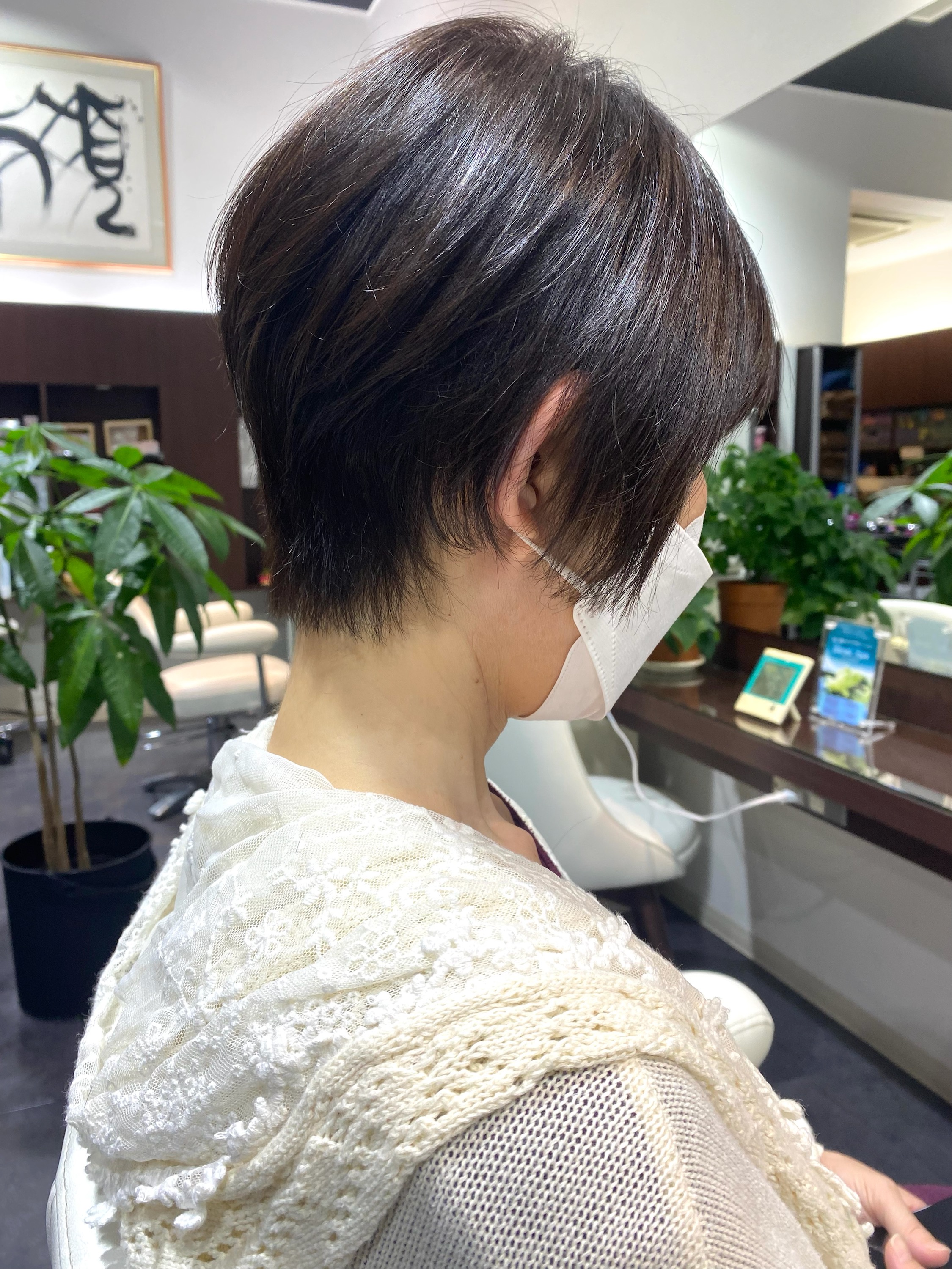 すっきりショートヘア