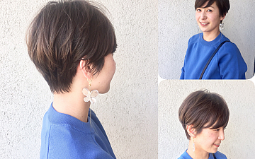 ショートヘア◎ 松本の美容室ビーブルーよりお勧めヘア!