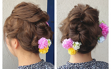 卒業式のセット✴︎. 松本の美容院ビーブルーよりお勧めへアセット(卒業式版)